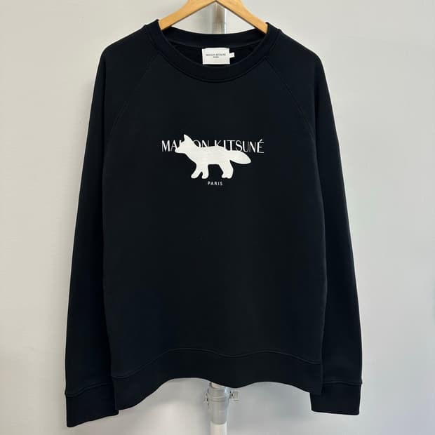 메종키츠네 프린팅 맨투맨