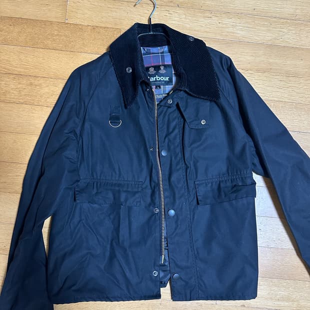 [L/1회착] 바버 스페이 자켓 블랙