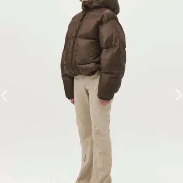 누마레 브라운 숏패딩s 우먼 브라운