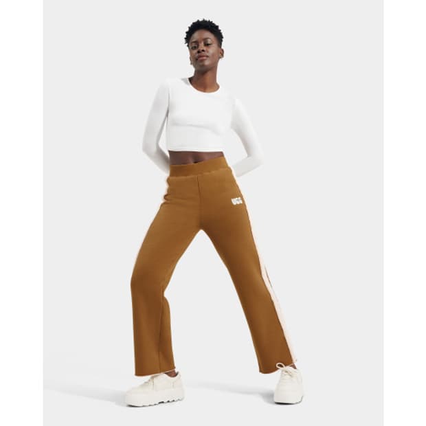 UGG 어그 플리스 양털 팬츠 방한 패딩 스키 겨울 브라운 체스넛 XS