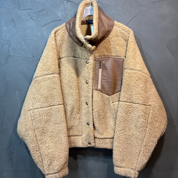 [M] POLO 폴로 랄프로렌 크롭 플리스 자켓