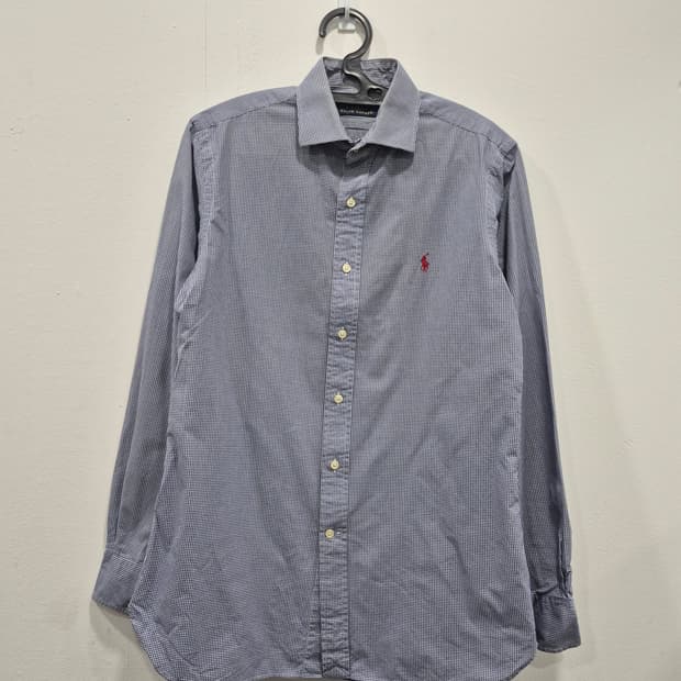 랄프로렌 긴팔 깅엄 체크 셔츠 남성 95~100사이즈
