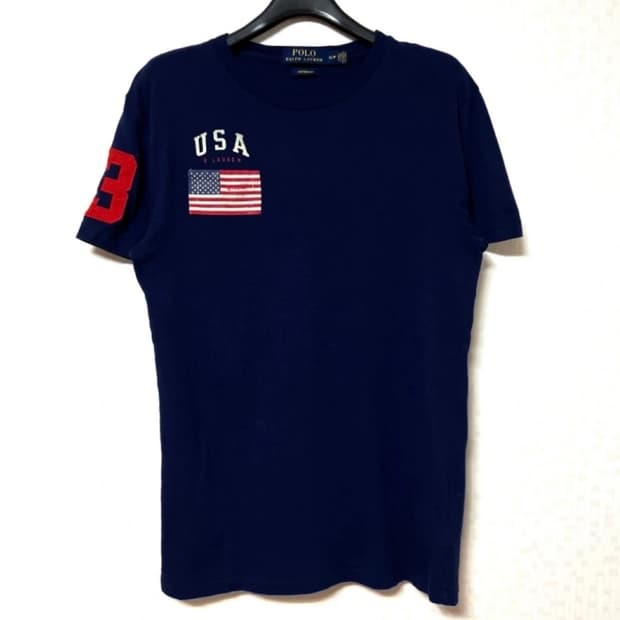 💙폴로 랄프로렌 USA 성조기 네이비 반팔티💙