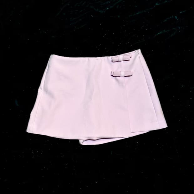 자라 ZARA 연핑크 미니스커트