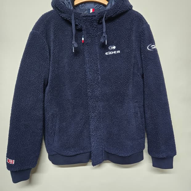 아이더 패딩 플리스  보아 재킷 네이비XL