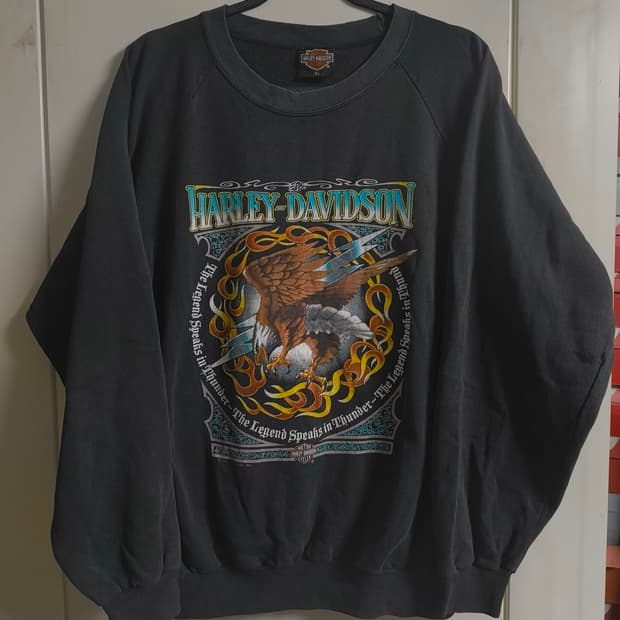 90s 할리데이비슨 스웻셔츠 xl