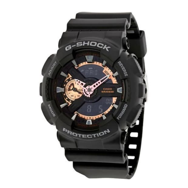 G-shock 블랙 다이얼 레진 남성 시계