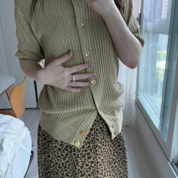 Shimmering Gold Half Cardigan