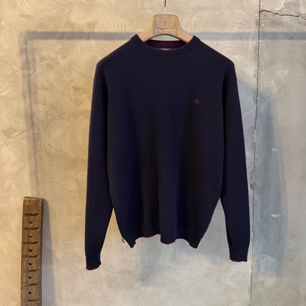 버버리 램스울 니트 슬림100