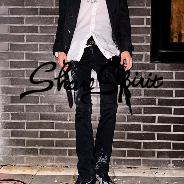 Share Spirit – Paint Splatter Boot-cut 