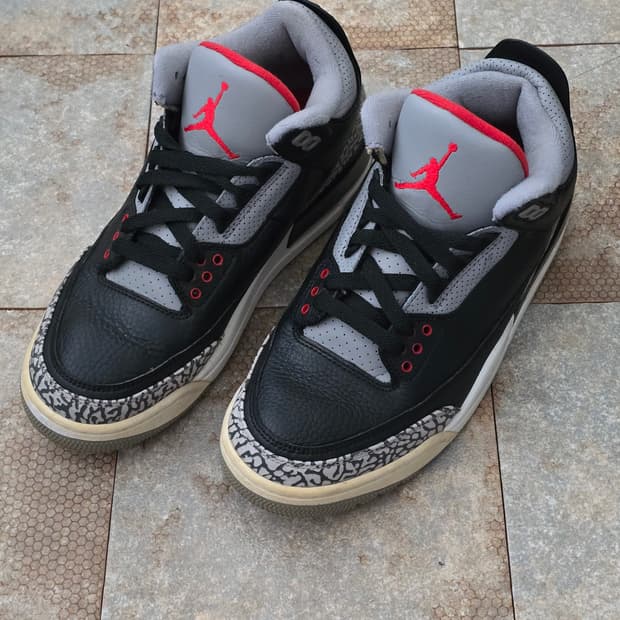 (250)나이키 에어 조던 3 블랙 시멘트 