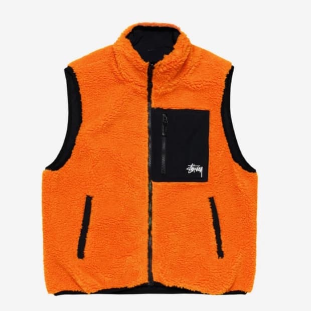 스투시 쉐르파 리버시블 베스트 