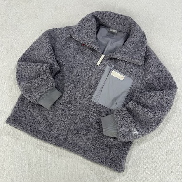 뉴발란스 플리스 자켓 그레이 m