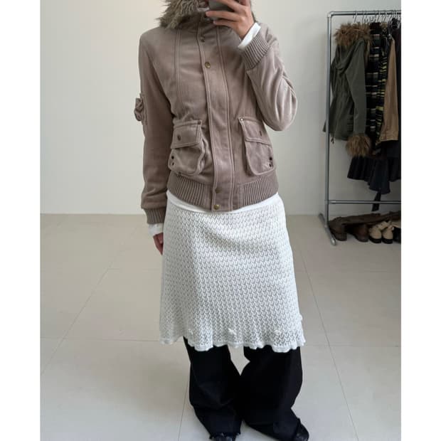 빈티지 벨벳 자켓 