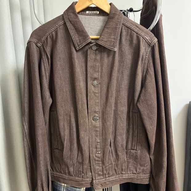 오라리 브라운 데님 트위스트 자켓 3