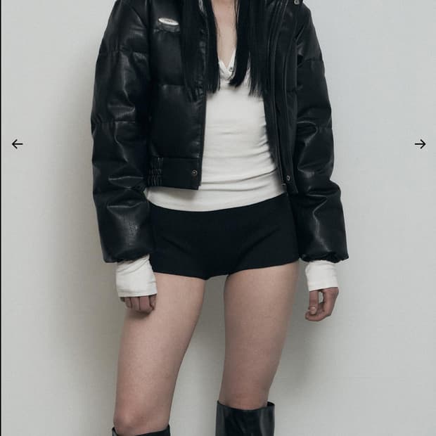 보헤미안서울 레더패딩