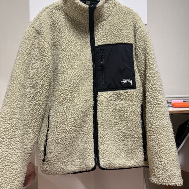 스투시 8볼 쉐르파 자켓 L