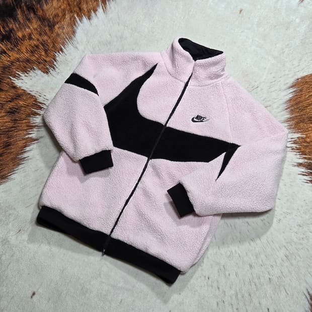 나이키 리버시블 플리스 투웨이 자켓