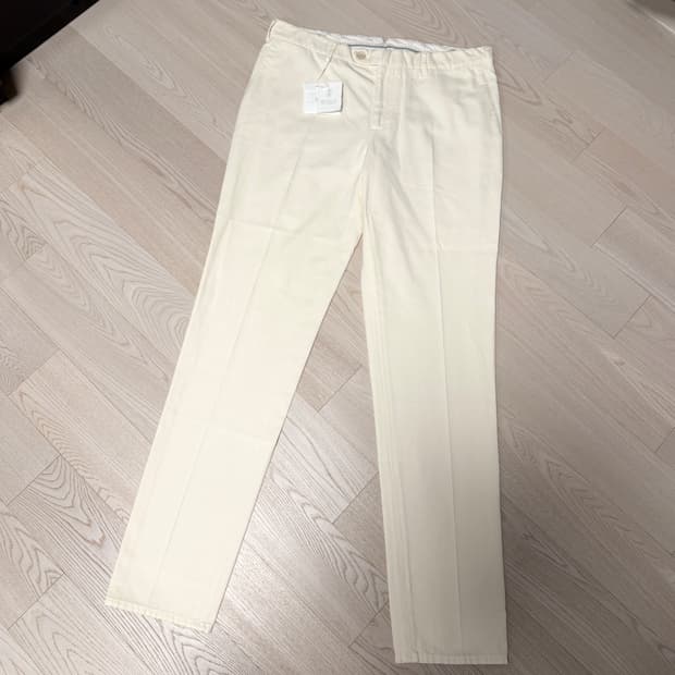 브루넬로 쿠치넬리 /크림 베이지 치노 팬츠 / 54 (새상품)