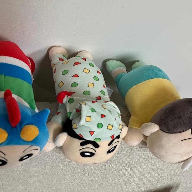 새상품 ) 짱구 짱아 훈이 바디필로우