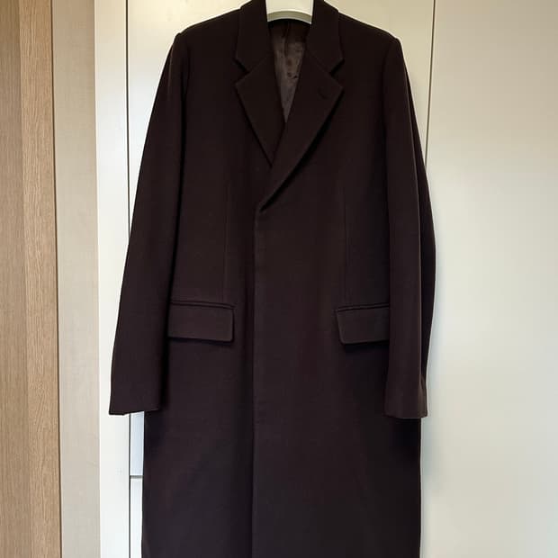 AURALEE 오라리 남성 울 코트 A21AC01LM