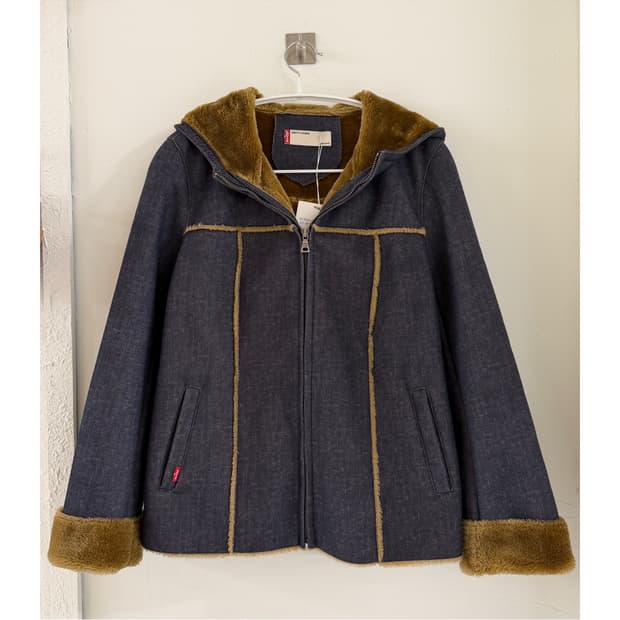 빈티지 리바이스 데님 무스탕