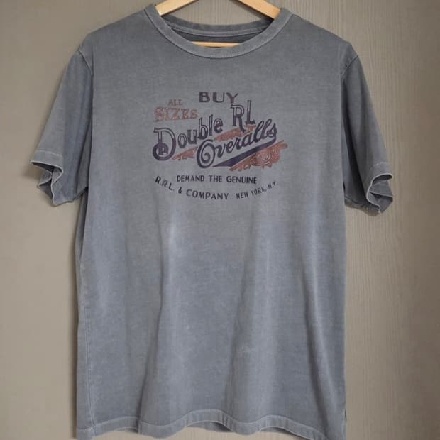 RRL 더블알엘 프린팅 반팔 티셔츠 L