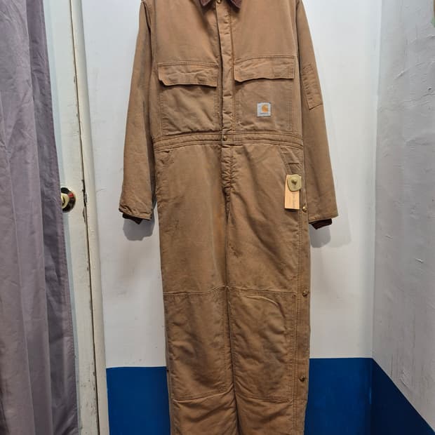 칼하트 누빔 점프수트 44사이즈
