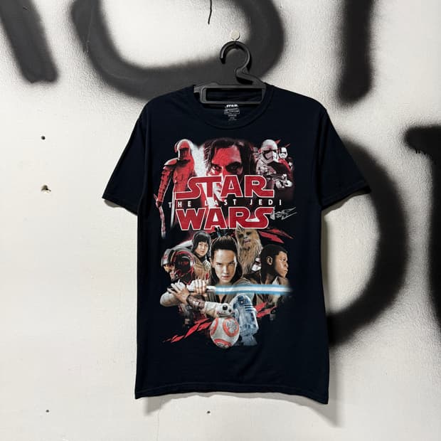 스타워즈 라스트제다이 빅 프린팅 반팔 티셔츠