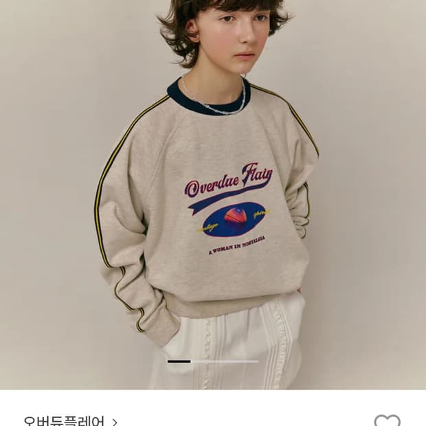 오버듀플레어 맨투맨
