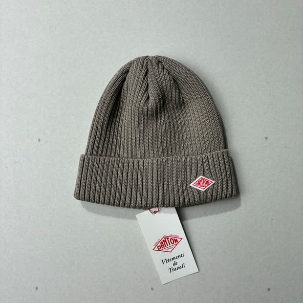 DANTON 단톤 울 립 니트 비니 모카