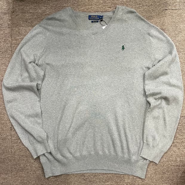 (L) POLO 폴로 랄프로렌 피마코튼 브이넥 니트