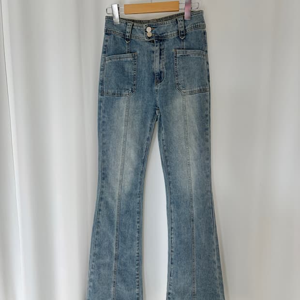 vintage boots cut denim pants 