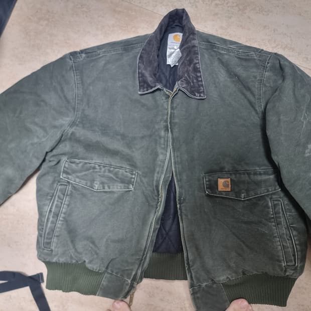 칼하트 봄버자켓 모스그린 2XL