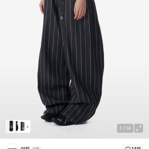 아캄 스트라이프 팸츠 2