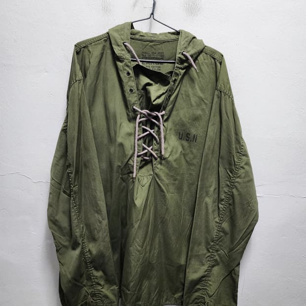1970s ww2 미군 WYNN U.S.N 밀리터리 덱 파카