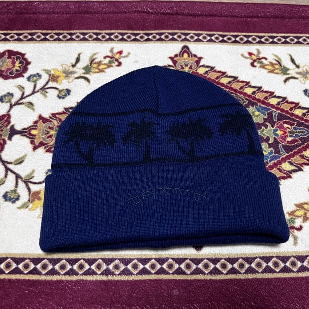 Thisisneverthat Palm Tree Beanie Navy