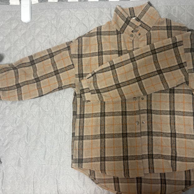 겨울 체크 남방