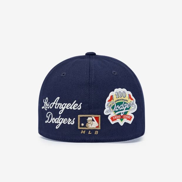 MLB 시그니처 패치 스트럭쳐 볼캡 LA (Navy)
