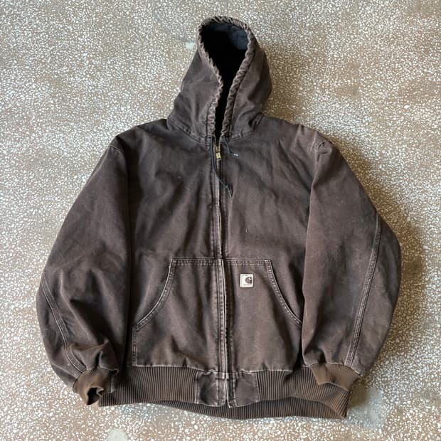 칼하트 J130 다크브라운 덕 액티브 자켓