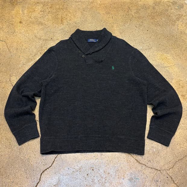 00s 미국 빈티지 폴로랄프로렌 숄카라 니트