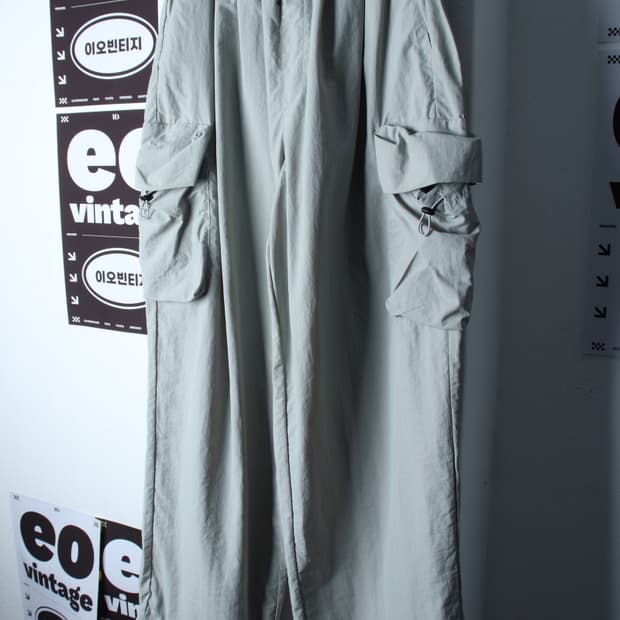 (XL-2XL) 에잇세컨즈 트레이닝복 바지 카고 밴딩-P1P10391