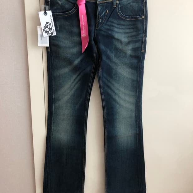 포나리나(Fornarina) 워싱 데님 청바지