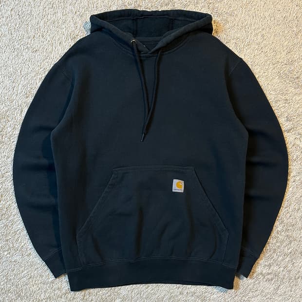 칼하트 CARHARTT 미드웨이트 오리지널핏 기모 후드티 블랙