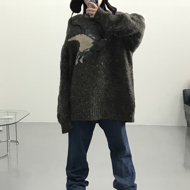 NORMAN 빈티지 니트