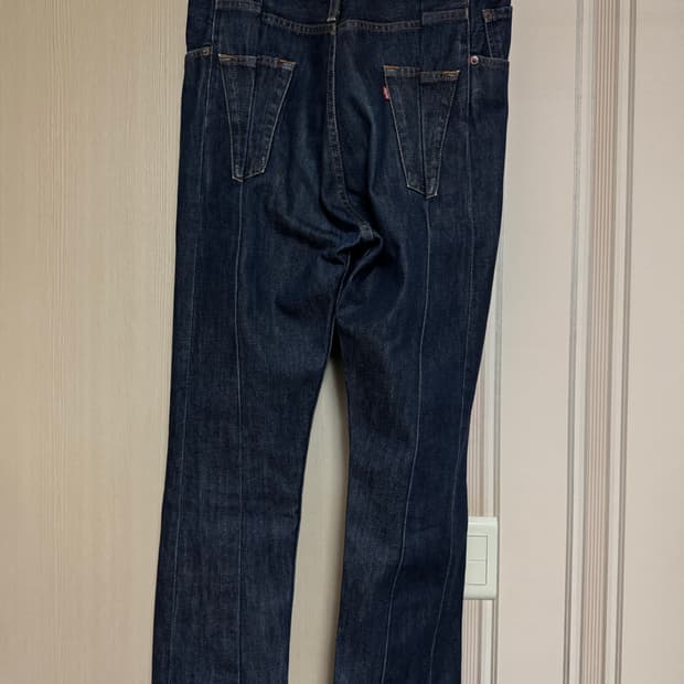 S 준야와타나베 리바이스 절개 재구축 데님팬츠