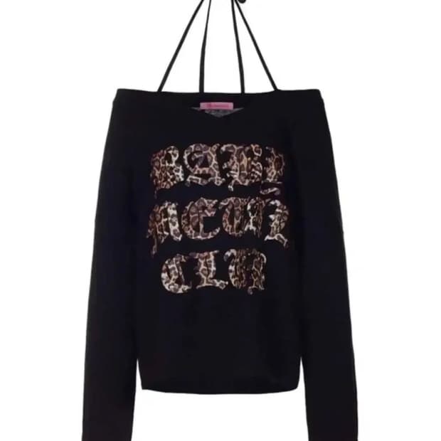 베이비메탈클럽 베메클 레오파드 로고 스트링티