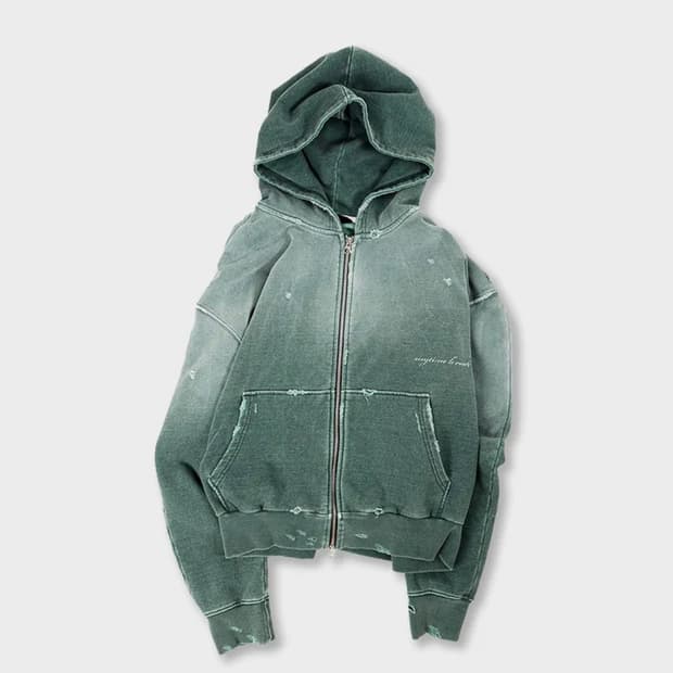 [M] 애니타임로릭 후드집업 그린 새상품