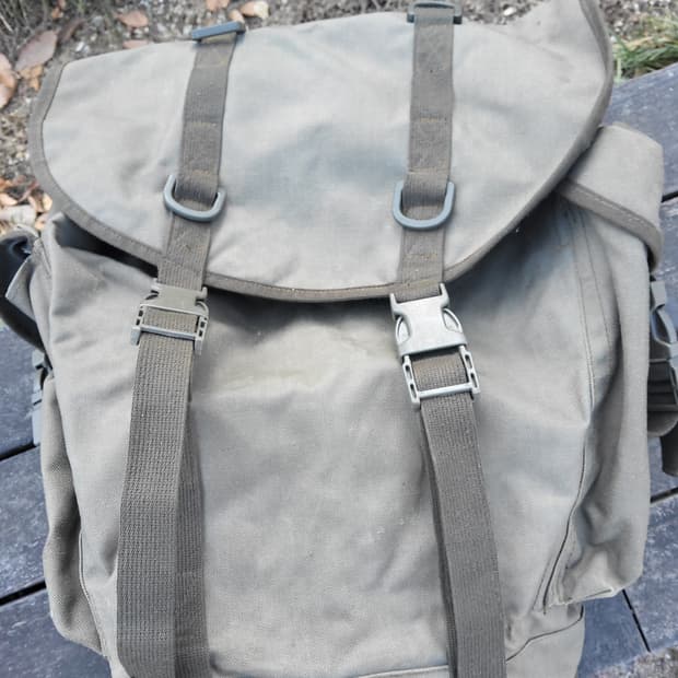 독일군야거럭색 보급정품 나이론 원단 