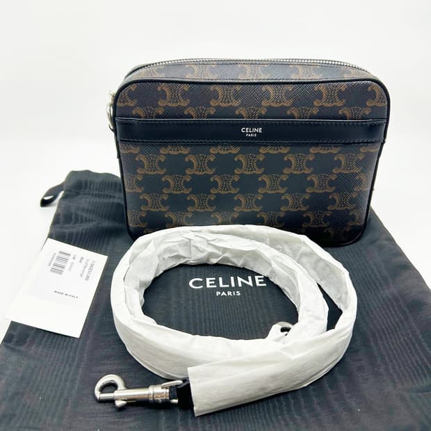 셀린느 메신저백 트리옹프 캔버스 113942EVJ 38SI